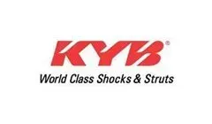KYB logo: Red text 